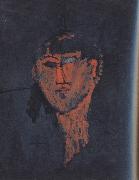 Head of a young Woman (mk39), Amedeo Modigliani